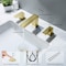 Kibi Cube Bathroom Sink 8 Widespread Faucet with Drain Assembly, Brushed Gold KBF1024BG - alternate 8